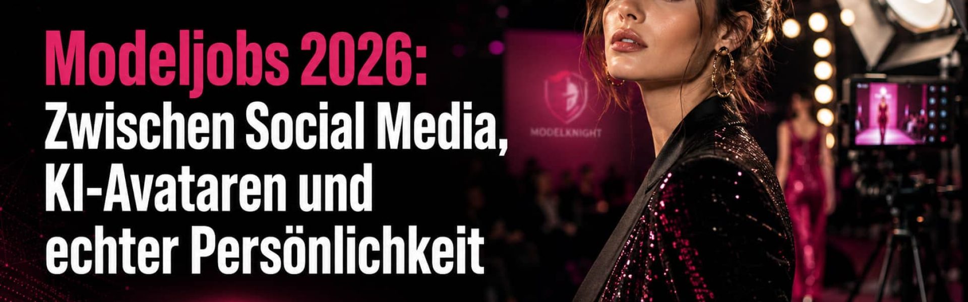 Modeljobs 2026: Warum echte Präsenz trotz KI-Avataren, Social Commerce und neuen Bildrechten gefragt bleibt